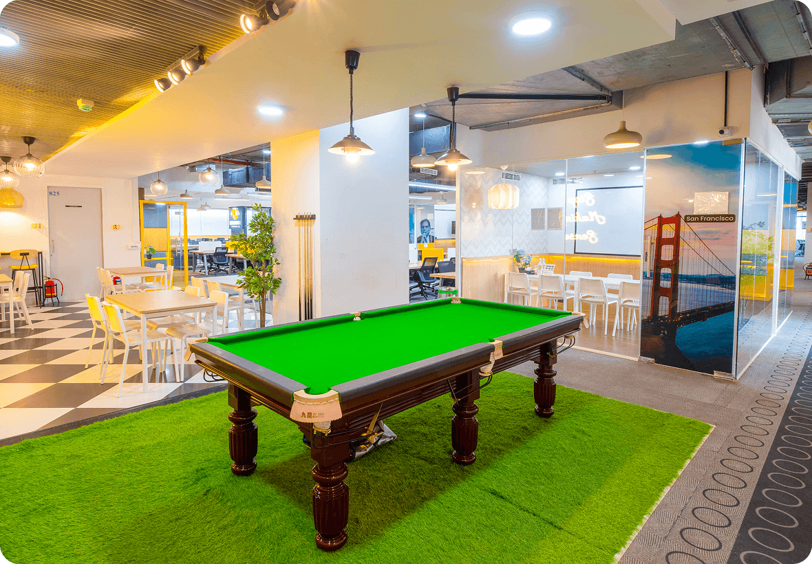 Collaboration and breakout areas at BHIVE Whitefield