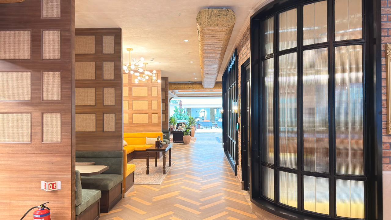 BHIVE workspace lounge area